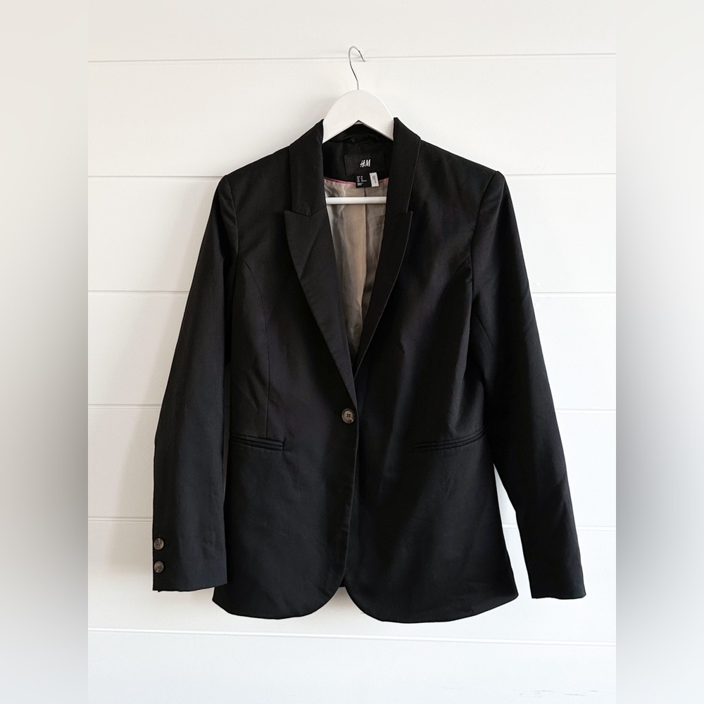 H&M Classic Black Suit Jacket